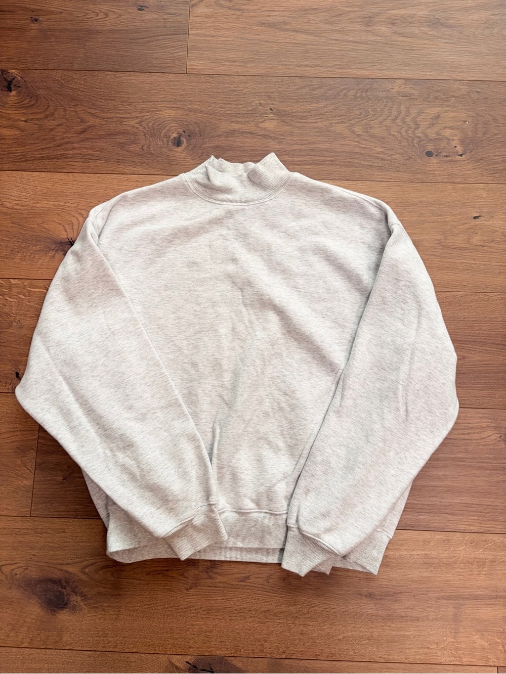 SKIMS Relaxed Sweatshirt Light Gray